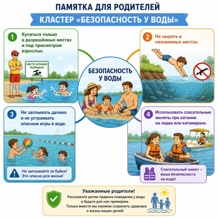 Памятка для родителей Техника безопасности детей на летних каникулах!